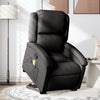 Stella Homewares Stand up Massage Recliner Chair Black Fabric