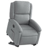 Stella Homewares Electric Stand up Recliner Chair Light Grey Fabric