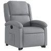 Stella Homewares Electric Stand up Recliner Chair Light Grey Fabric