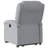 Stella Homewares Electric Stand up Recliner Chair Light Grey Fabric