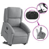 Stella Homewares Electric Stand up Recliner Chair Light Grey Fabric