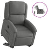 Stella Homewares Electric Stand up Recliner Chair Dark Grey Fabric