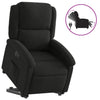 Stella Homewares Electric Stand up Recliner Chair Black Fabric