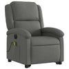 Stella Homewares Electric Stand up Massage Recliner Chair Dark Grey Fabric