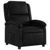 Stella Homewares Electric Recliner Chair Black Faux Leather