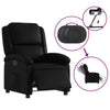Stella Homewares Electric Recliner Chair Black Faux Leather