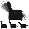 Stella Homewares Electric Recliner Chair Black Faux Leather