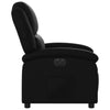 Stella Homewares Electric Recliner Chair Black Faux Leather