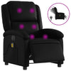 Stella Homewares Electric Massage Recliner Chair Black Faux Leather
