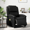 Stella Homewares Electric Massage Recliner Chair Black Faux Leather
