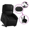 Stella Homewares Electric Stand up Recliner Chair Black Faux Leather