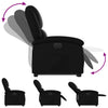 Stella Homewares Electric Stand up Recliner Chair Black Faux Leather