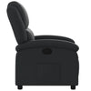 Stella Homewares Recliner Chair Black Real Leather