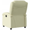 Stella Homewares Recliner Chair Cream Real Leather