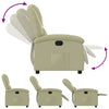 Stella Homewares Recliner Chair Cream Real Leather
