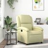 Stella Homewares Recliner Chair Cream Real Leather