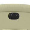 Stella Homewares Electric Recliner Chair Cream Real Leather