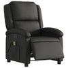 Stella Homewares Electric Massage Recliner Chair Black Real Leather