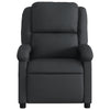 Stella Homewares Electric Massage Recliner Chair Black Real Leather