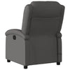 Stella Homewares Electric Massage Recliner Chair Grey Real Leather