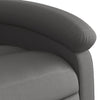 Stella Homewares Electric Massage Recliner Chair Grey Real Leather