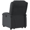 Stella Homewares Stand up Recliner Chair Black Real Leather