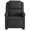 Stella Homewares Stand up Recliner Chair Black Real Leather