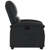 Stella Homewares Stand up Recliner Chair Black Real Leather