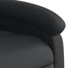 Stella Homewares Electric Stand up Recliner Chair Black Real Leather