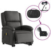Stella Homewares Electric Stand up Massage Recliner Chair Black Real Leather