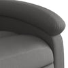 Stella Homewares Electric Stand up Massage Recliner Chair Grey Real Leather