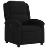 Stella Homewares Recliner Chair Black Velvet