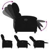 Stella Homewares Recliner Chair Black Velvet