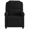 Stella Homewares Recliner Chair Black Velvet