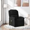 Stella Homewares Massage Recliner Chair Black Velvet