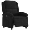 Stella Homewares Electric Recliner Chair Black Velvet