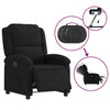 Stella Homewares Electric Recliner Chair Black Velvet