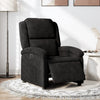 Stella Homewares Electric Recliner Chair Black Velvet