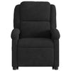 Stella Homewares Stand up Recliner Chair Black Velvet