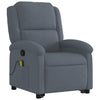 Stella Homewares Stand up Massage Recliner Chair Dark Grey Velvet
