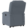 Stella Homewares Stand up Massage Recliner Chair Dark Grey Velvet