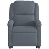 Stella Homewares Stand up Massage Recliner Chair Dark Grey Velvet
