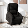 Stella Homewares Electric Stand up Recliner Chair Black Velvet