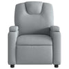 Stella Homewares Massage Recliner Chair Light Grey Fabric