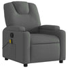 Stella Homewares Massage Recliner Chair Dark Grey Fabric