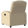 Stella Homewares Massage Recliner Chair Cream Fabric