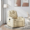 Stella Homewares Massage Recliner Chair Cream Fabric