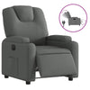 Stella Homewares Electric Recliner Chair Dark Grey Fabric