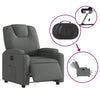Stella Homewares Electric Recliner Chair Dark Grey Fabric