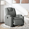 Stella Homewares Electric Recliner Chair Dark Grey Fabric